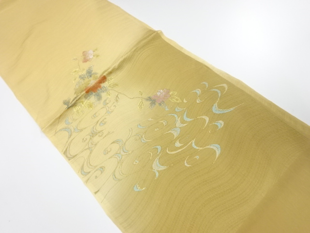 未使用品　正絹　帯揚げ